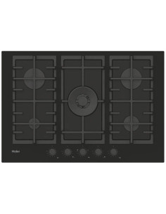 Encimera Haier HAVG75S2B  75cms  5fuegos  Gas  Cri