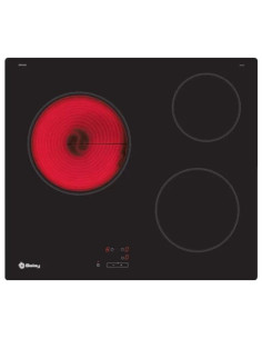 Vitroceramica Balay 3EB764EN  3 zonas  60cm  Negro