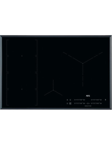 Inducci  n AEG IKE84475FB  4 zonas  80 cm  Biselada