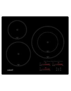 Inducci  n Cata INSB6028BK  3 zonas  7 1Kw  3 func