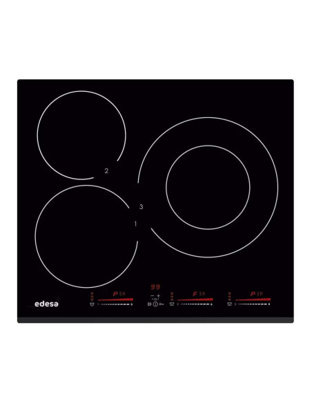 Induccion Edesa EIM6330BA  3 zonas  30cm  slider 