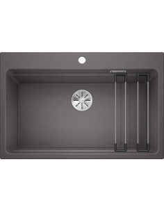 Fregadero blanco Etagon 8 gris roca