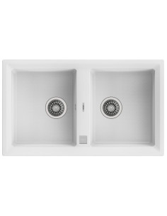 Fregadero Teka Stone 90 B TG 2C V AUTO blanco