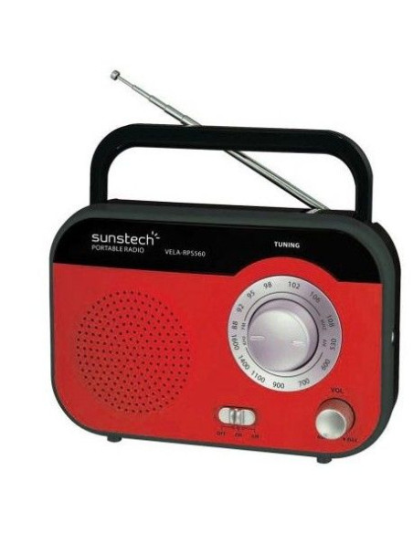 RADIO SUNSTECH RPS560RD SINTONIZADOR ANALOGICO AM