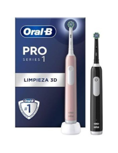 Cepillo Dental Braun Oral B PRO1DUO  Pink Black 2x