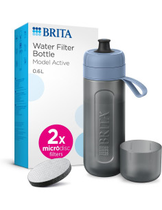 Botella Filtrante Active Brita 1052250  Azul Oscur