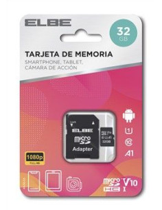 Tarjeta Elbe micro sd Elbe 32gb Elbe MSD1032  fhd