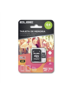 Tarjeta Elbe micro sd Elbe 64gb Elbe MSD3064  4k
