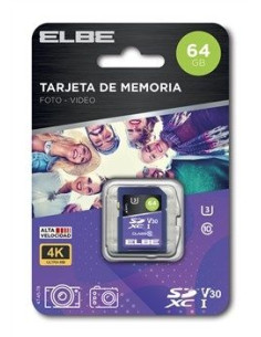 Tarjeta sd Elbe 64gb Elbe SD3064  4k