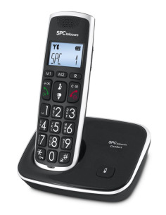 Telefono Inalambrico SPC 7608N  Negro  COMFORTS