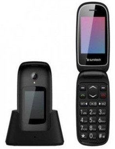 TELEFON  A M  VIL SUNSTECH CELT22BK DOBLE PANTALLA A