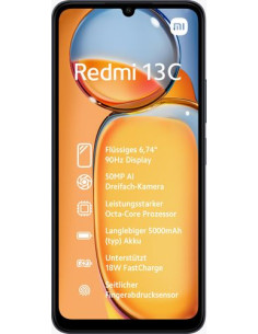 SMARTPHONE XIAOMI REDMI 13C NFC 6 74 4G 256GB 8